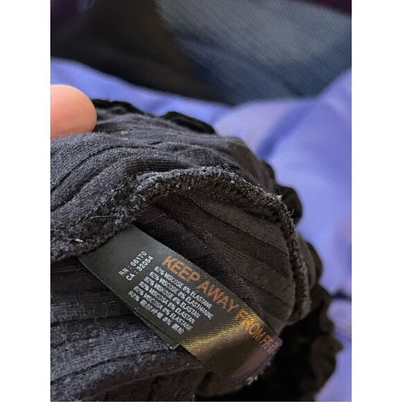 Free People Movement Blissed Out Wide Leg Pants Black Womans Small - Picture 10 of 11